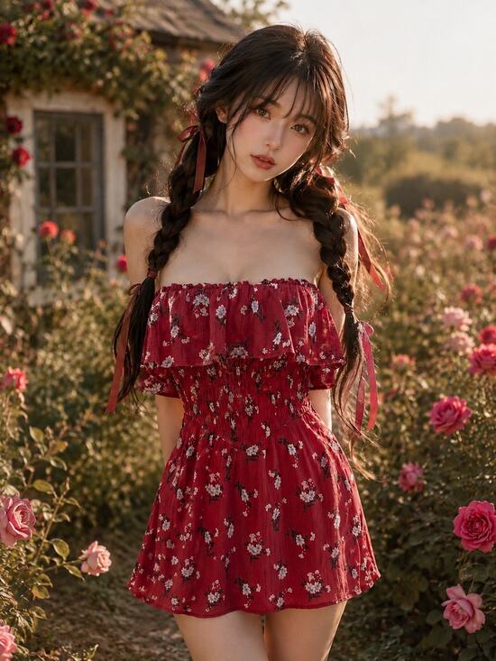 American Eagle Outfitters Dresses & Skirts - American Eagle Beneath the Blossoms Meadowcore Mini Dress